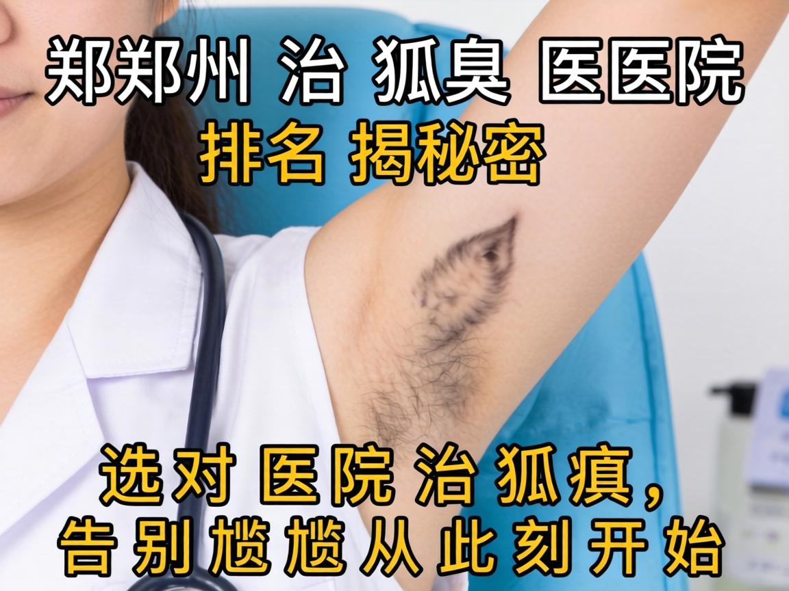郑州治狐臭医院排名揭秘，选对医院治狐臭，告别尴尬从此刻开始