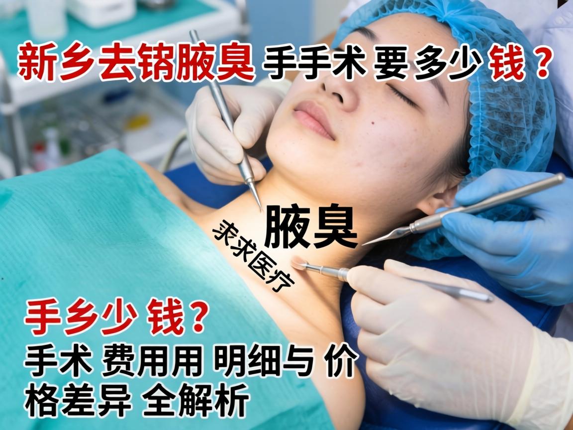 新乡去腋臭手术要多少钱？手术费用明细与价格差异全解析