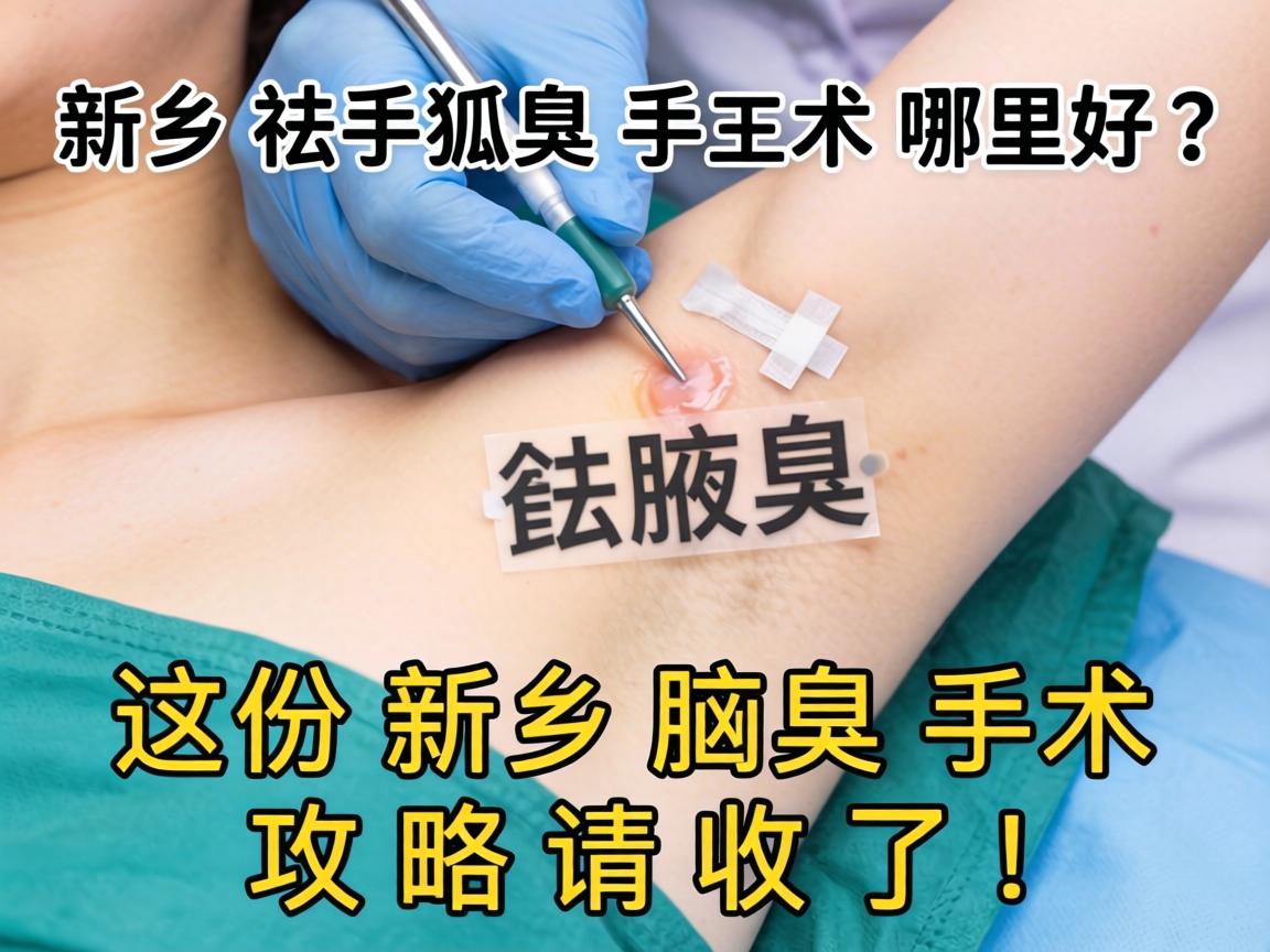 新乡祛狐臭手术哪里好？这份新乡腋臭手术攻略请收好！