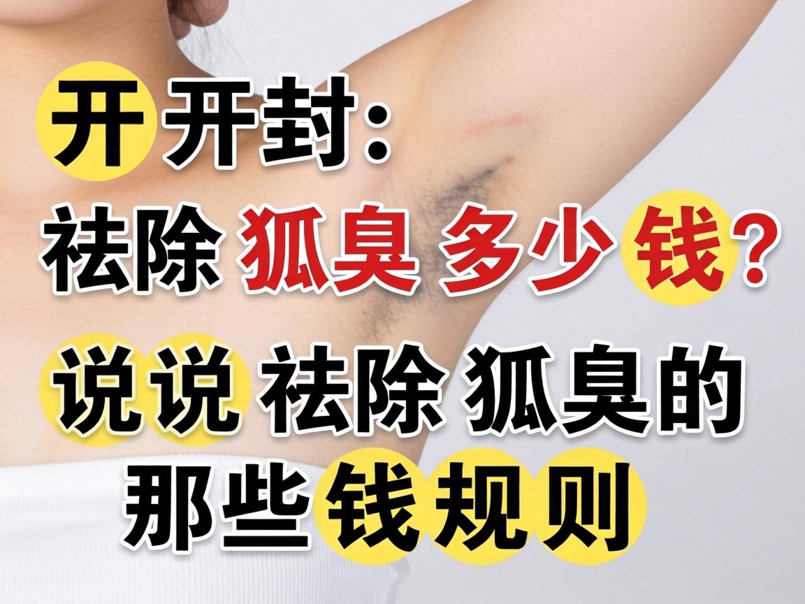 开封祛除狐臭多少钱？说说祛除狐臭的那些钱规则