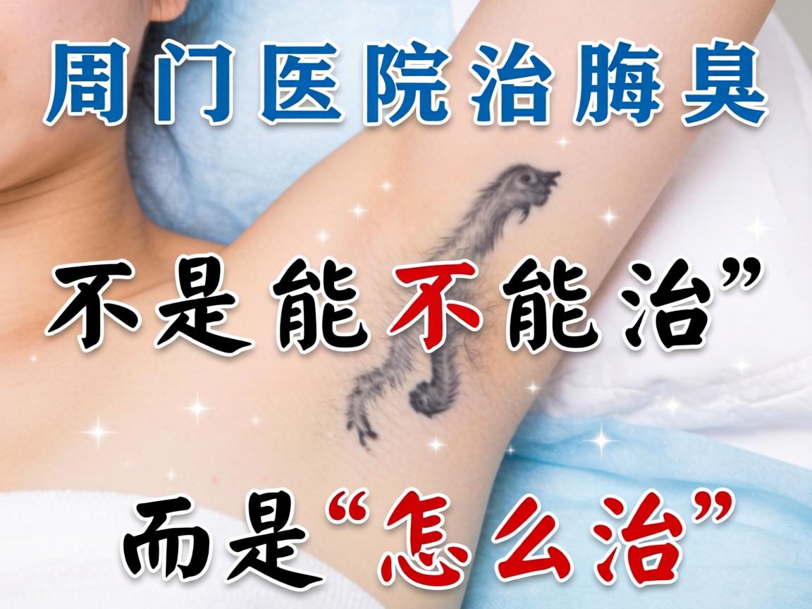 一、周口医院治腋臭，不是能不能治，而是怎么治