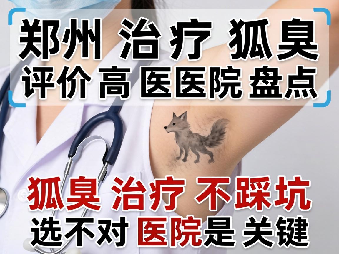 郑州治疗狐臭评价高医院盘点，狐臭治疗不踩坑，选对医院是关键