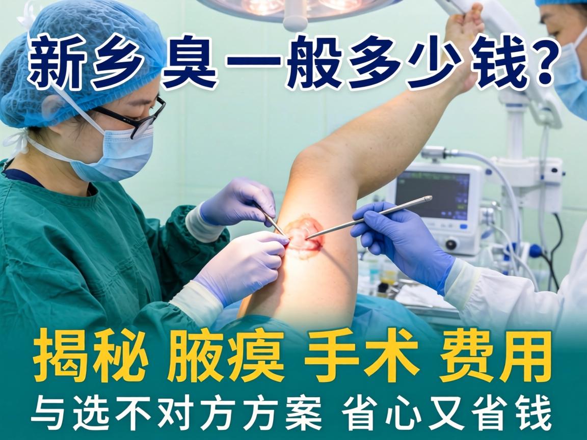 新乡腋臭手术一般多少钱？揭秘腋臭手术费用与选对方案省心又省钱