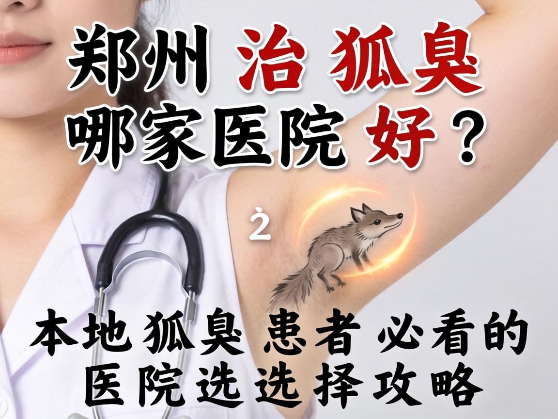 郑州治狐臭哪家医院好？本地狐臭患者必看的医院选择攻略