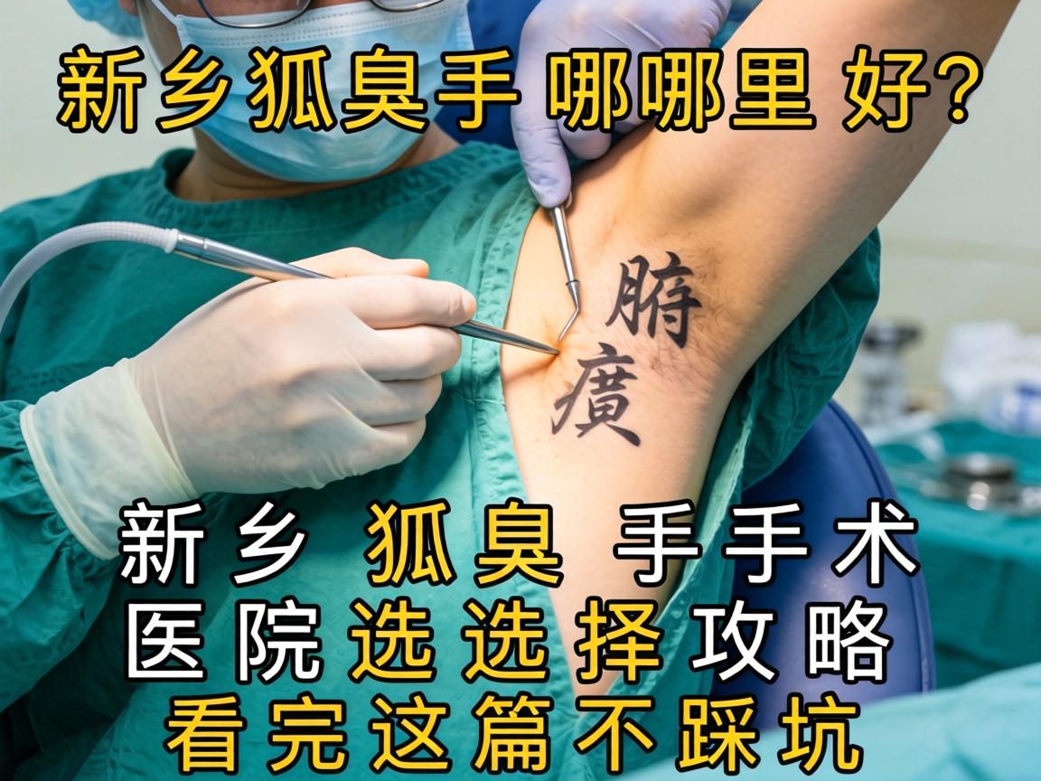 新乡狐臭手术哪里好？新乡狐臭手术医院选择攻略，看完这篇不踩坑