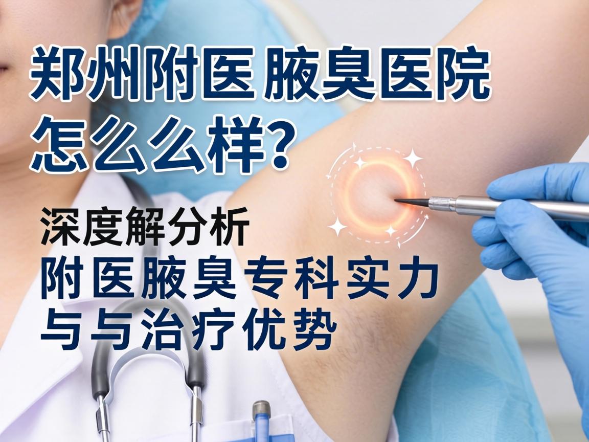 郑州附医腋臭医院怎么样？深度解析附医腋臭专科实力与治疗优势