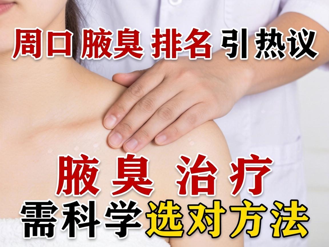 周口腋臭排名引热议，腋臭治疗需科学选对方法