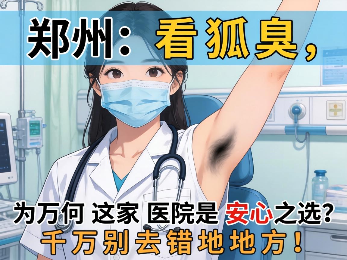郑州看狐臭，为何这家医院是安心之选？千万别去错地方！