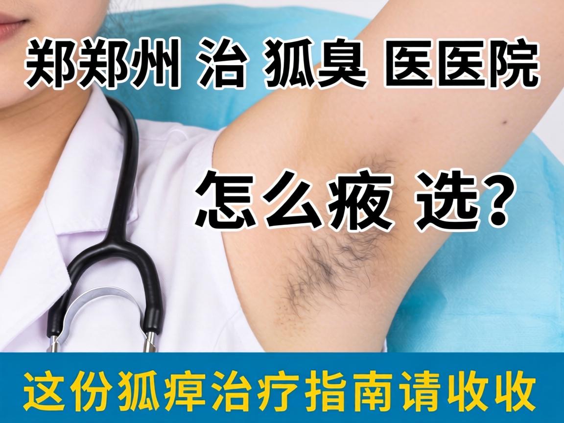 郑州治狐臭医院怎么选？这份狐臭治疗指南请收好