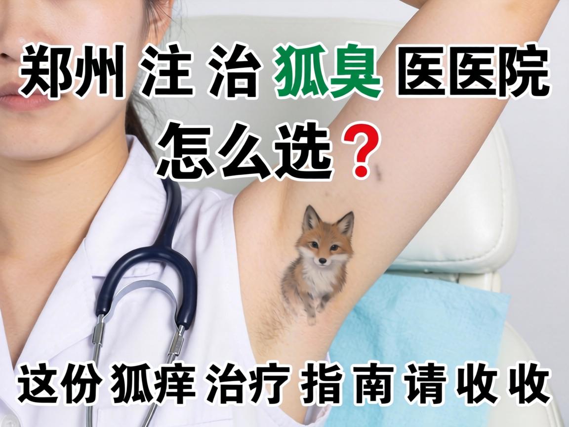 郑州治狐臭医院怎么选？这份狐臭治疗指南请收好