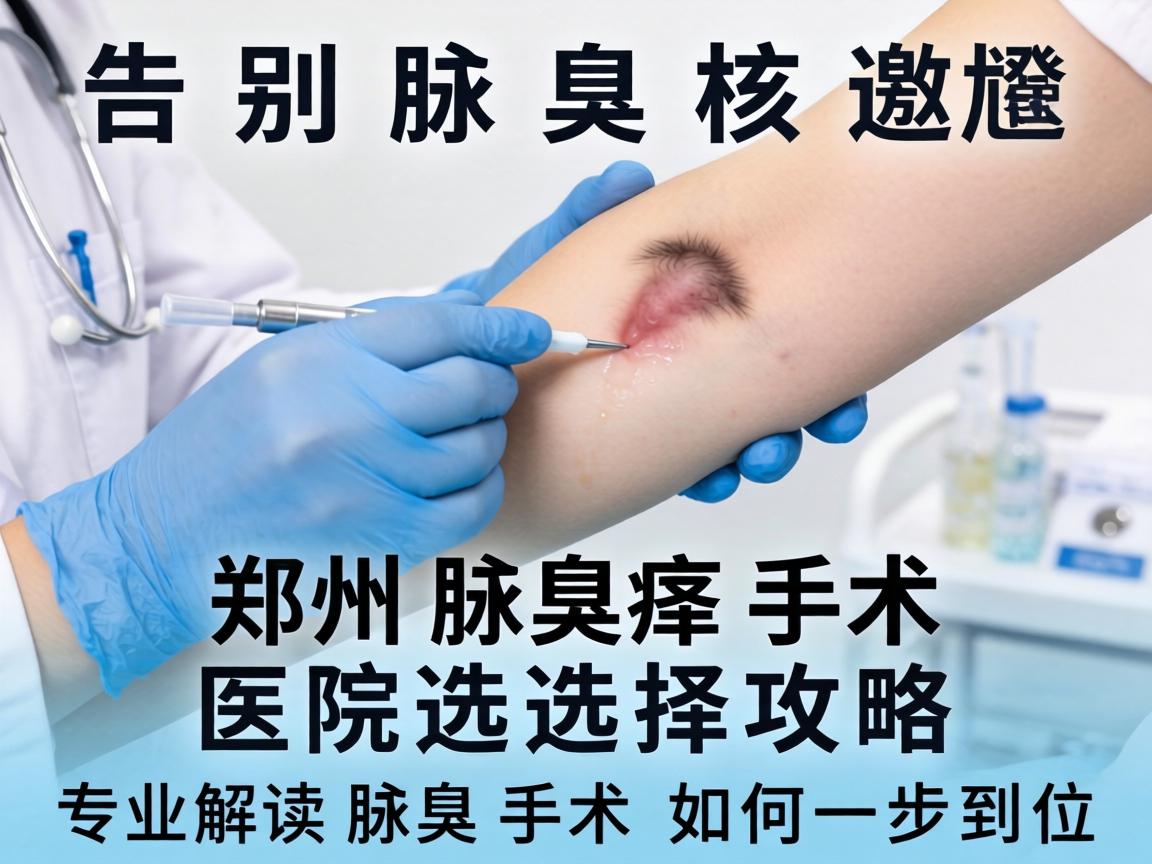 告别腋臭尴尬，郑州腋臭手术医院选择攻略，专业解读腋臭手术如何一步到位