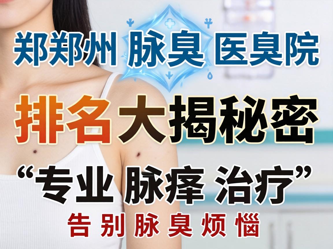 郑州腋臭医院排名大揭秘，专业腋臭治疗，告别腋臭烦恼