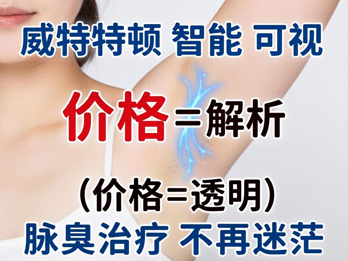 威特顿智能可视腋臭价格解析，价格透明，腋臭治疗不再迷茫