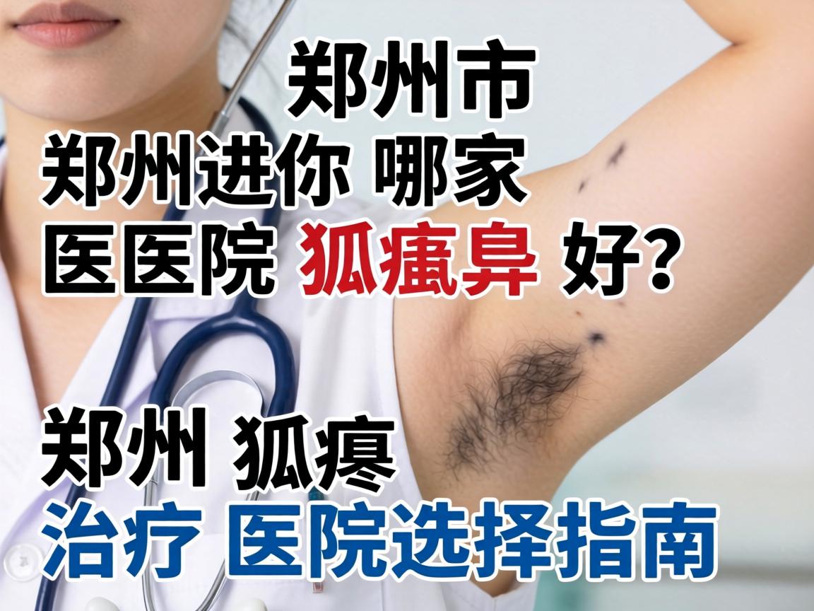 郑州市哪家医院狐臭好？郑州狐臭治疗医院选择指南