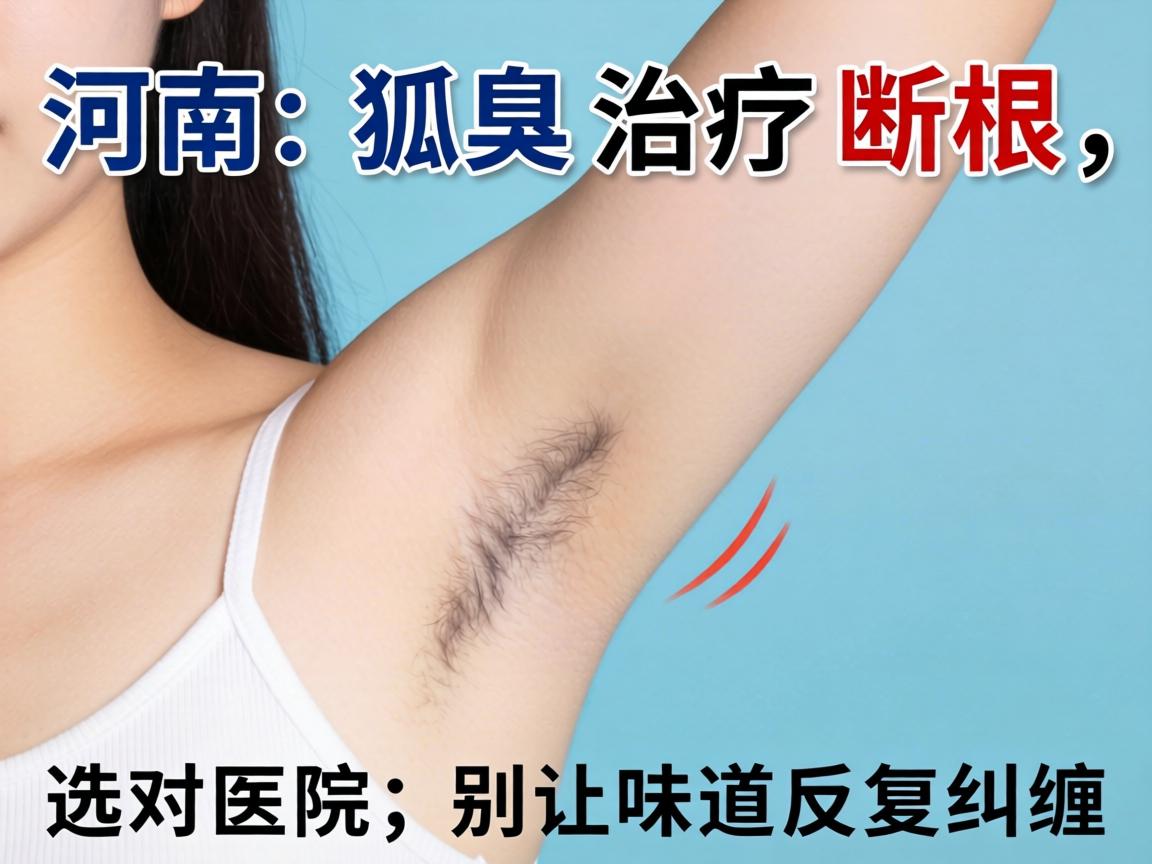 河南狐臭治疗断根，选对医院，别让味道反复纠缠