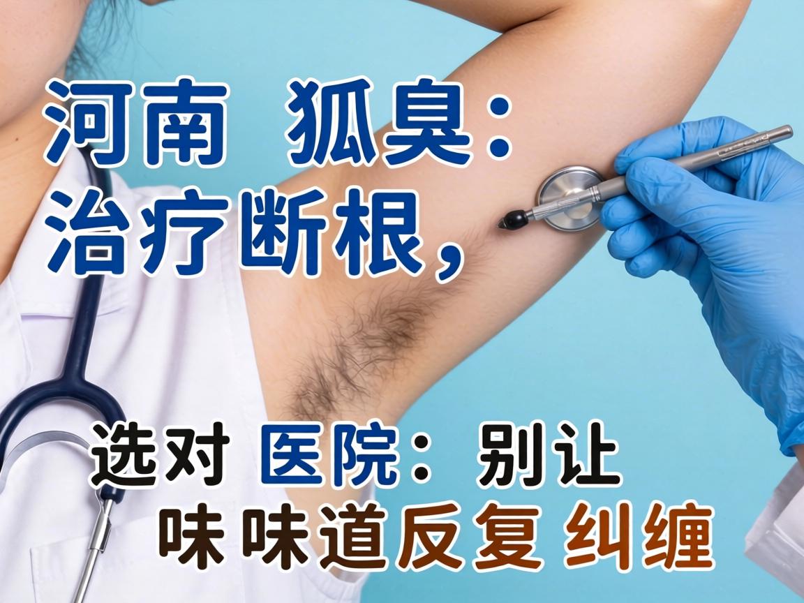 河南狐臭治疗断根，选对医院，别让味道反复纠缠