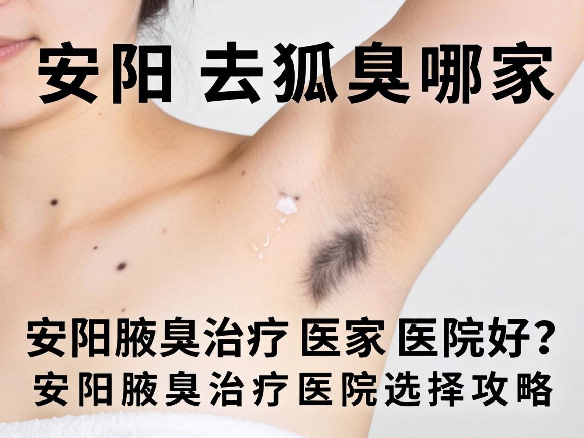 安阳去狐臭哪家医院好？安阳腋臭治疗医院选择攻略