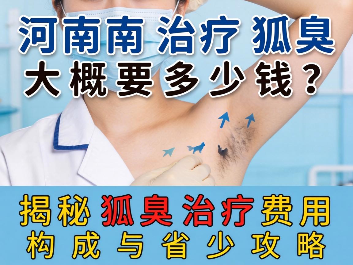 河南治疗狐臭大概要多少钱？揭秘狐臭治疗费用构成与省钱攻略