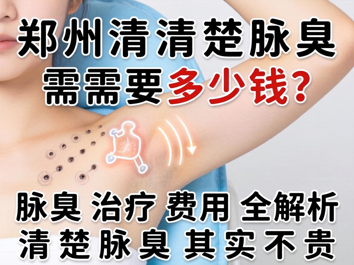 郑州清楚腋臭需要多少钱？腋臭治疗费用全解析，清楚腋臭其实不贵