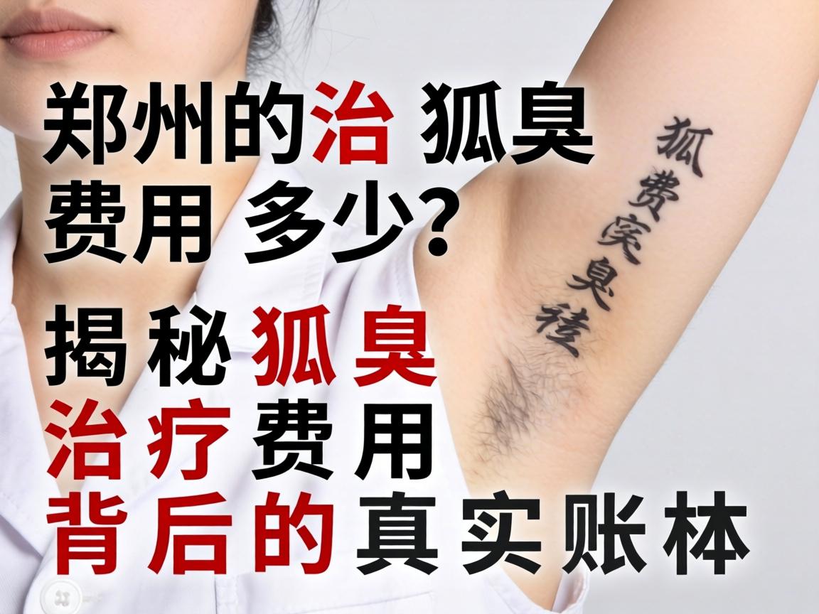 郑州治狐臭费用多少？揭秘狐臭治疗费用背后的真实账本