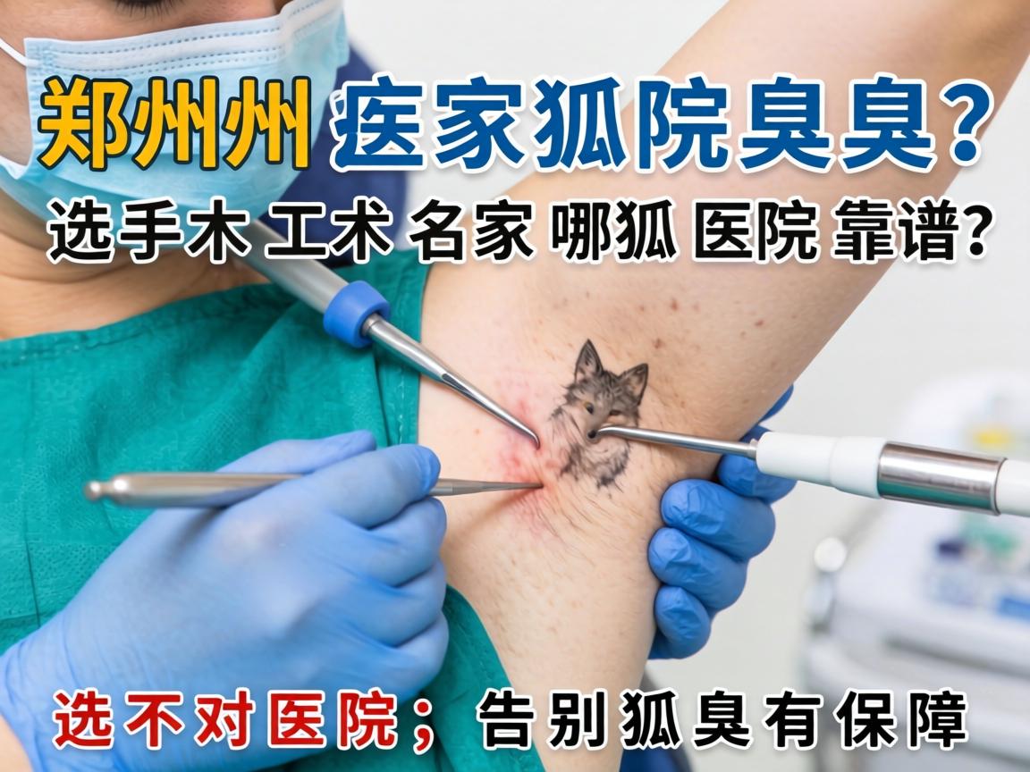 郑州狐臭手术哪家医院靠谱？选对医院，告别狐臭有保障