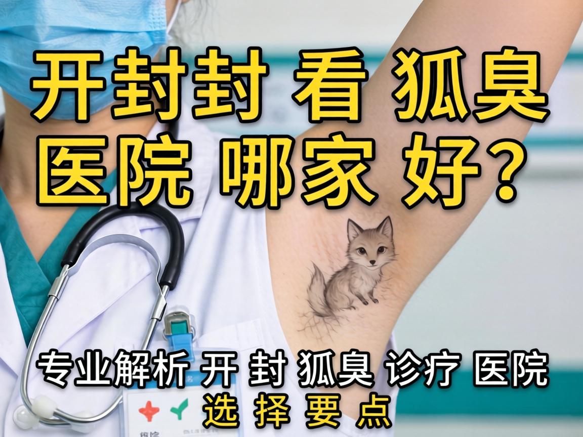 开封看狐臭医院哪家好？专业解析开封狐臭诊疗医院选择要点