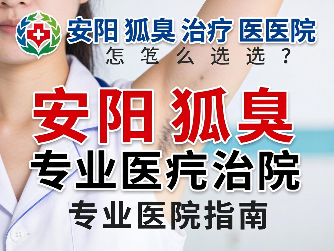 安阳狐臭治疗医院怎么选？安阳狐臭治疗专业医院指南