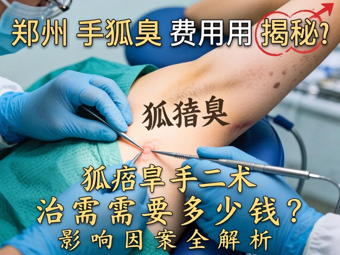 郑州狐臭手术费用揭秘，狐臭手术治需要多少钱？影响因素全解析