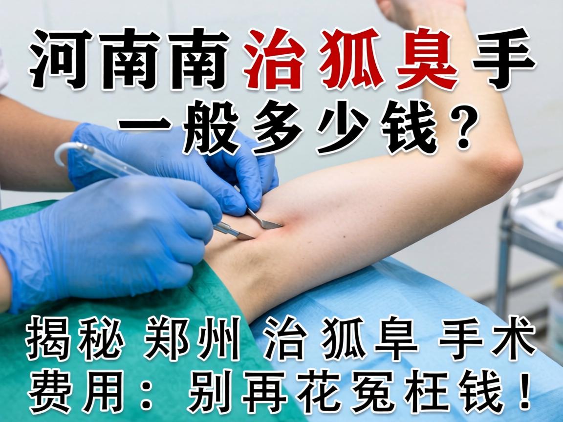 河南治狐臭手术一般多少钱？揭秘郑州治狐臭手术费用，别再花冤枉钱！
