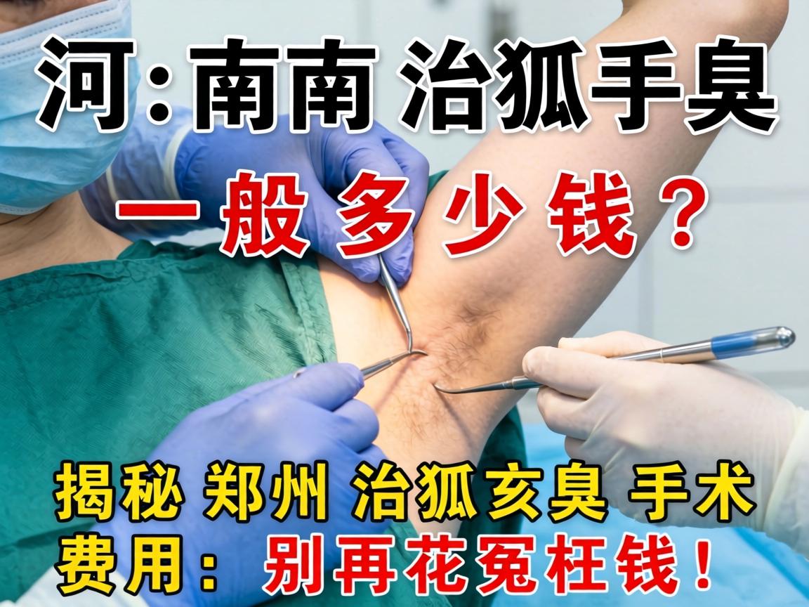 河南治狐臭手术一般多少钱？揭秘郑州治狐臭手术费用，别再花冤枉钱！
