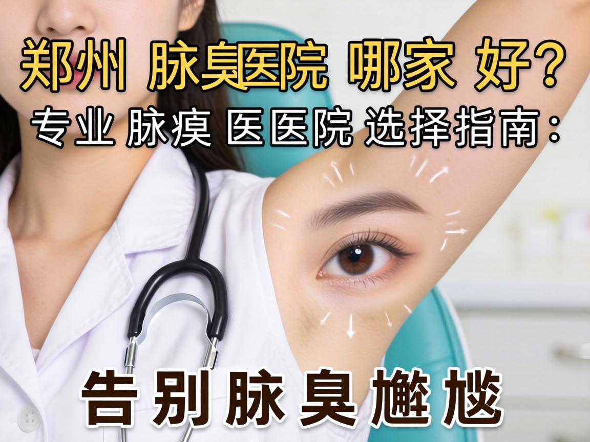郑州腋臭医院哪家好？专业腋臭医院选择指南，告别腋臭尴尬