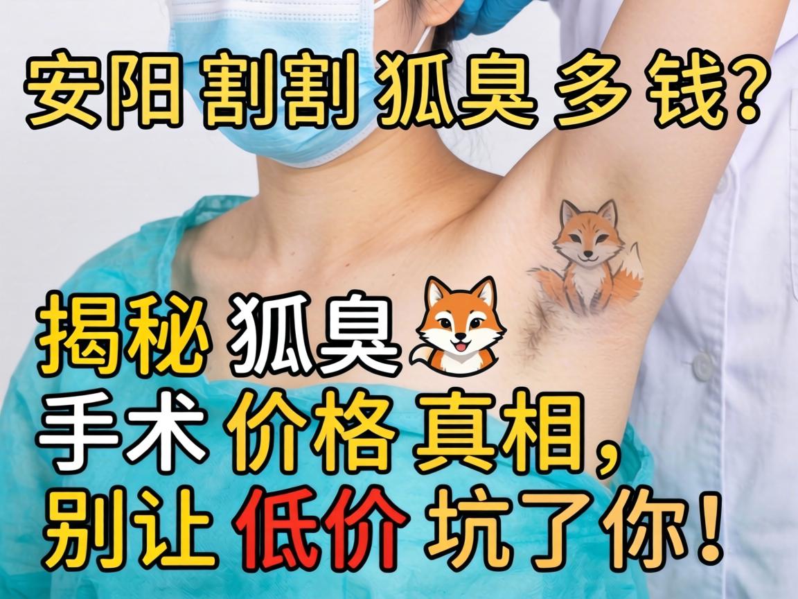安阳割狐臭多钱？揭秘狐臭手术价格真相，别让低价坑了你！