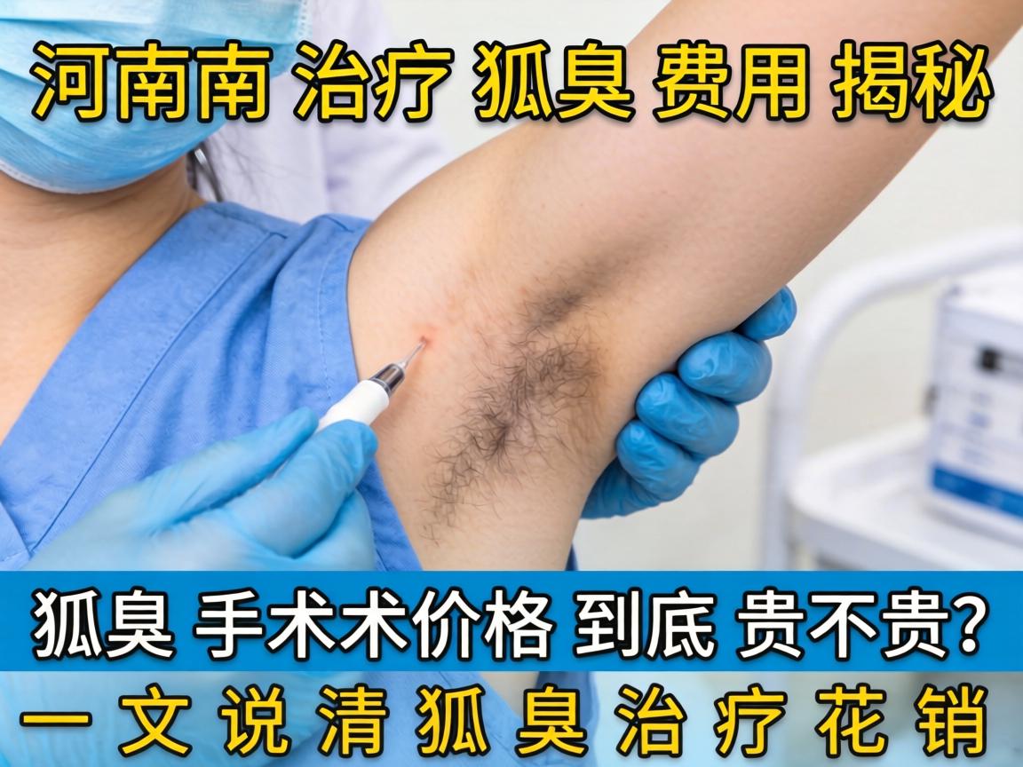 河南治疗狐臭费用揭秘，狐臭手术价格到底贵不贵？一文说清狐臭治疗花销