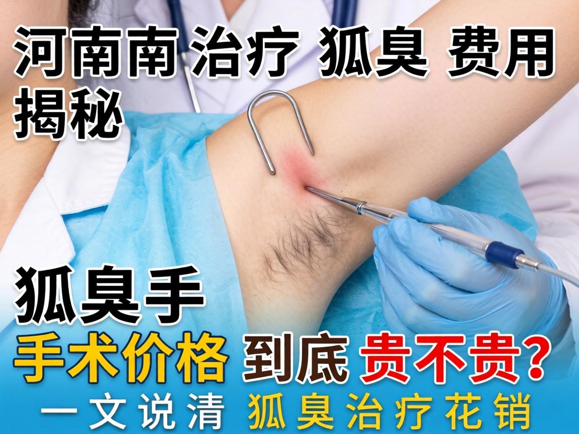 河南治疗狐臭费用揭秘，狐臭手术价格到底贵不贵？一文说清狐臭治疗花销