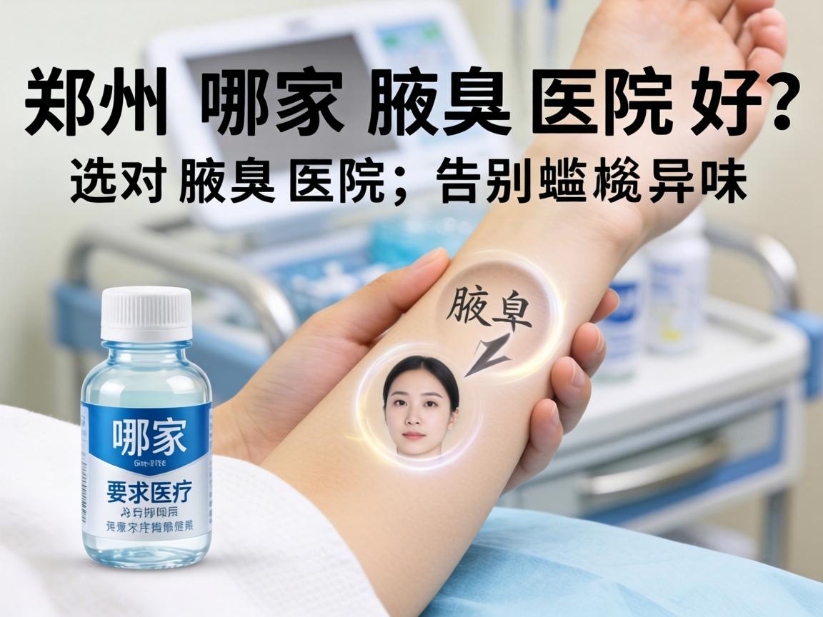 郑州哪家腋臭医院好？选对腋臭医院，告别尴尬异味