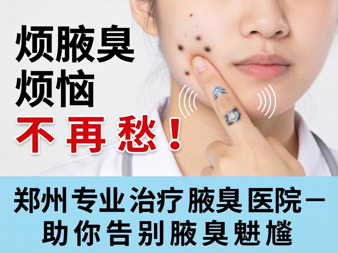 腋臭烦恼不再愁！郑州专业治疗腋臭医院，助你告别腋臭尴尬