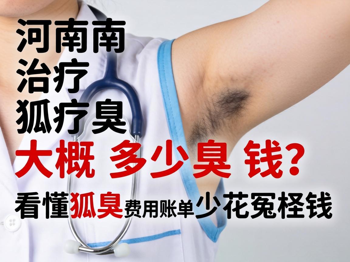 河南治疗狐臭大概多少钱？看懂狐臭费用账单，少花冤枉钱