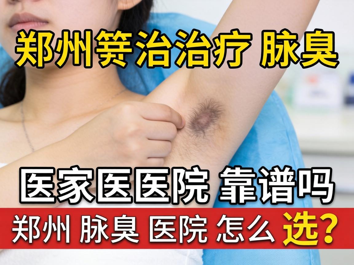 郑州治疗腋臭，这家医院靠谱吗？郑州腋臭医院怎么选？