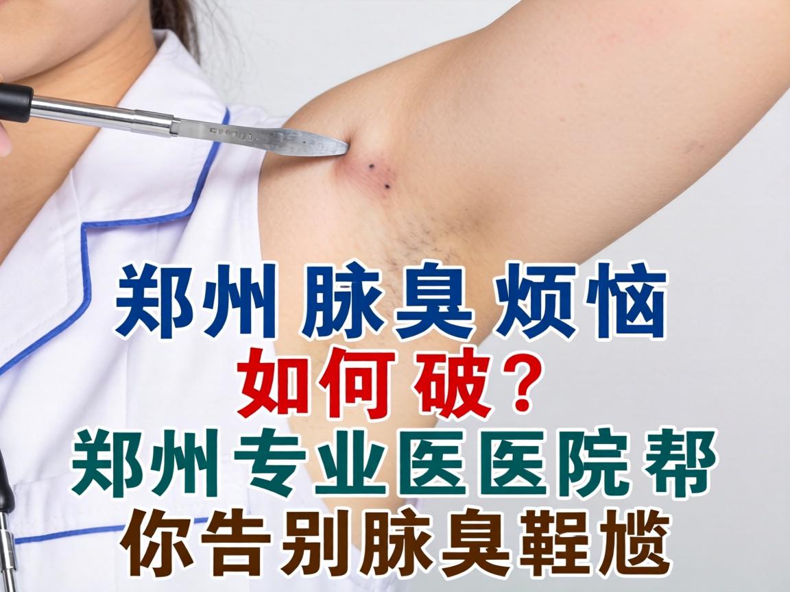 郑州腋臭烦恼如何破？郑州专业医院帮你告别腋臭尴尬