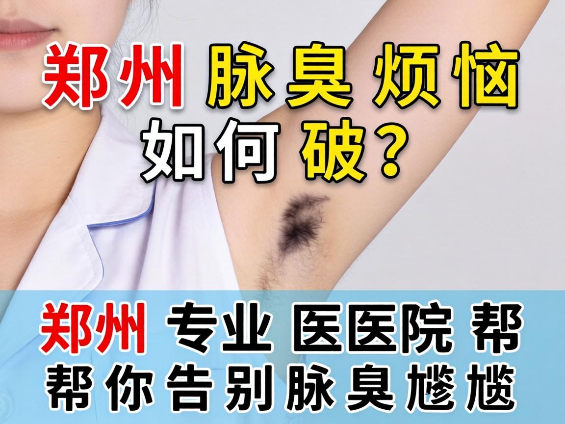 郑州腋臭烦恼如何破？郑州专业医院帮你告别腋臭尴尬