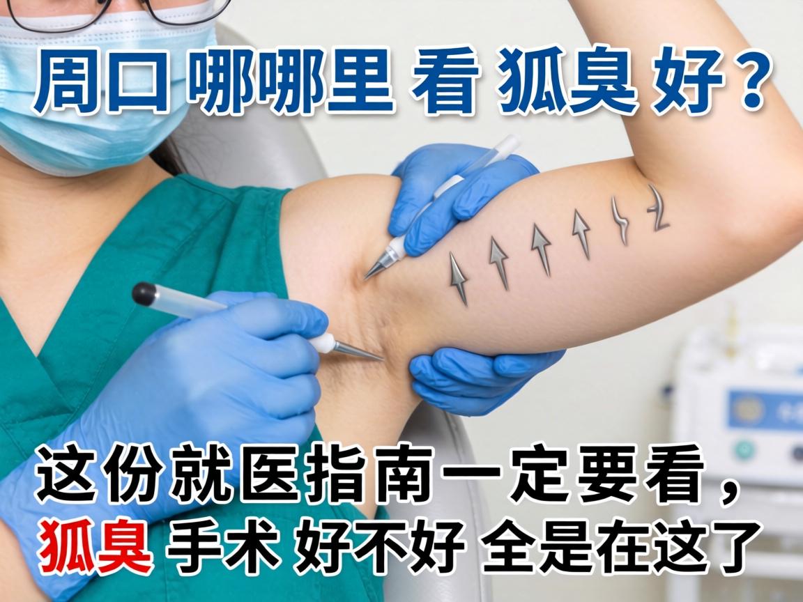 周口哪里看狐臭好？这份就医指南一定要看，狐臭手术好不好全在这了