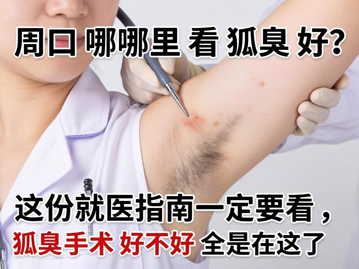 周口哪里看狐臭好？这份就医指南一定要看，狐臭手术好不好全在这了