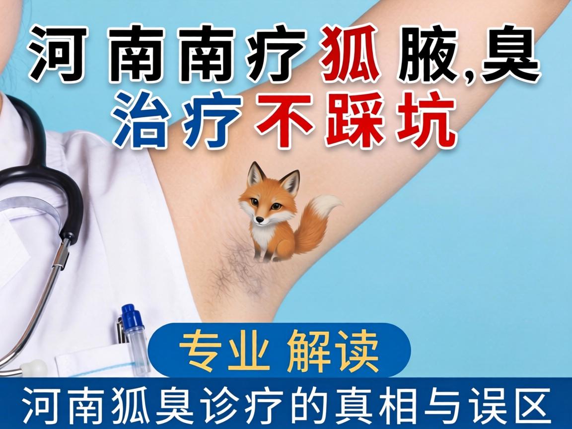 河南狐臭治疗不踩坑，专业解读河南狐臭诊疗的真相与误区