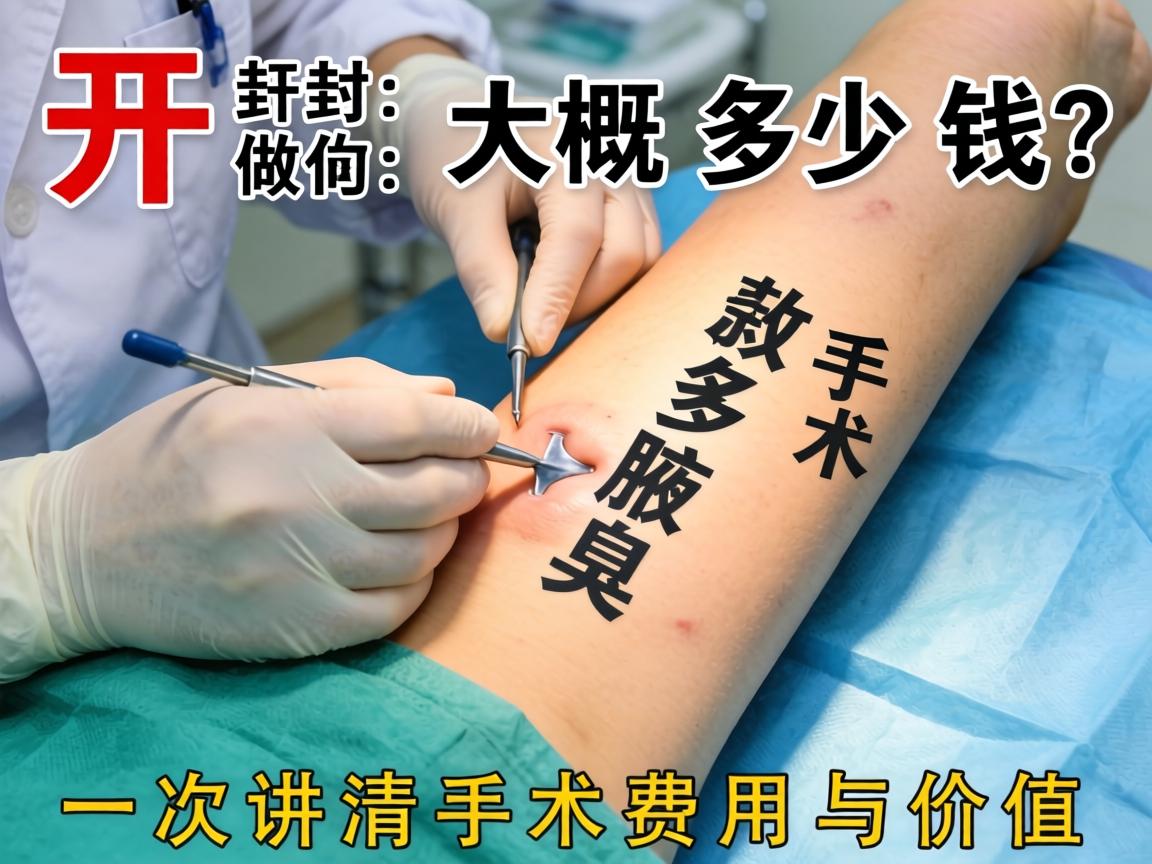 开封做腋臭手术大概多少钱？一次讲清手术费用与价值