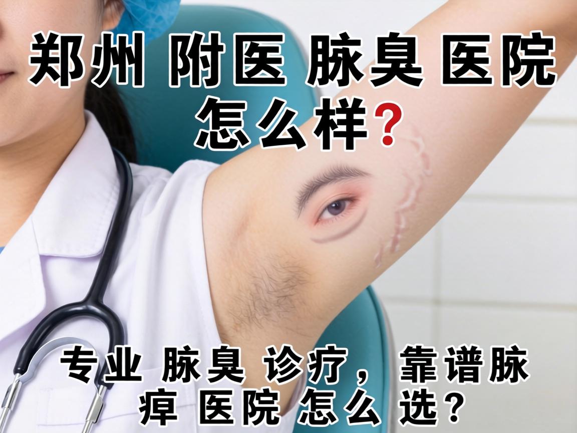 郑州附医腋臭医院怎么样？专业腋臭诊疗，靠谱腋臭医院怎么选？