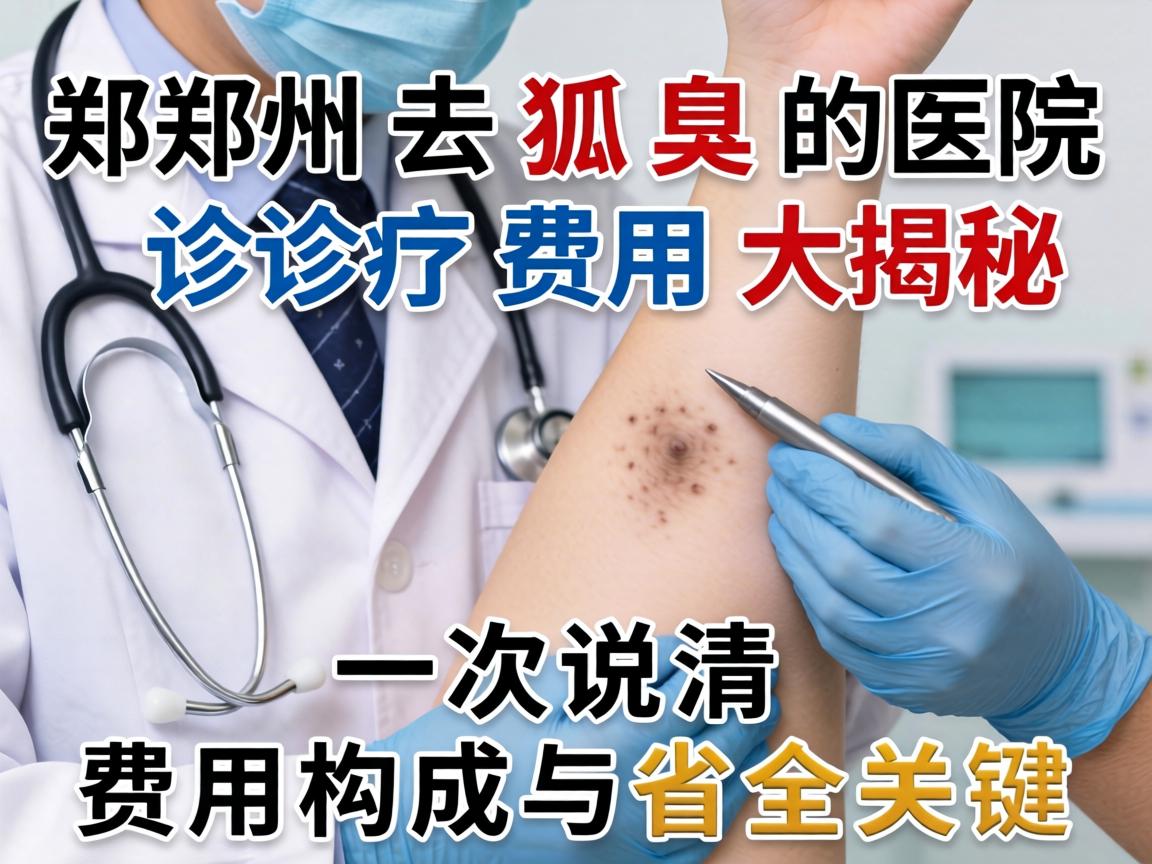 郑州去狐臭医院诊疗费用大揭秘，一次说清费用构成与省钱关键