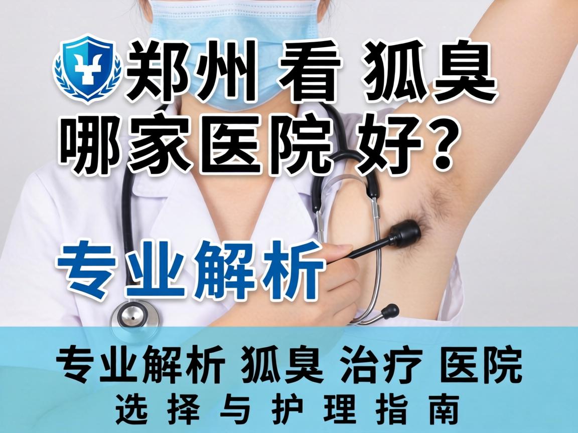 郑州看狐臭哪家医院好？专业解析狐臭治疗医院选择与护理指南