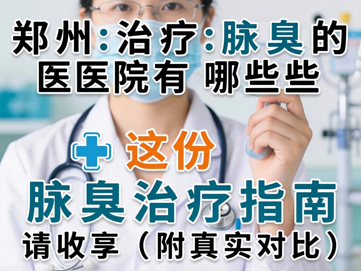 郑州治疗腋臭的医院有哪些？这份腋臭治疗指南请收好（附真实对比）