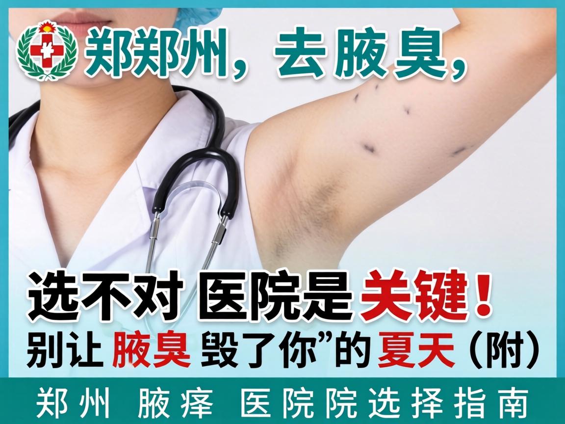 郑州去腋臭，选对医院是关键！别让腋臭毁了你的夏天（附郑州腋臭医院选择指南）
