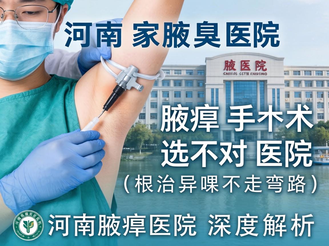 河南腋臭医院，腋臭手术选对医院，根治异味不走弯路（河南腋臭医院深度解析）